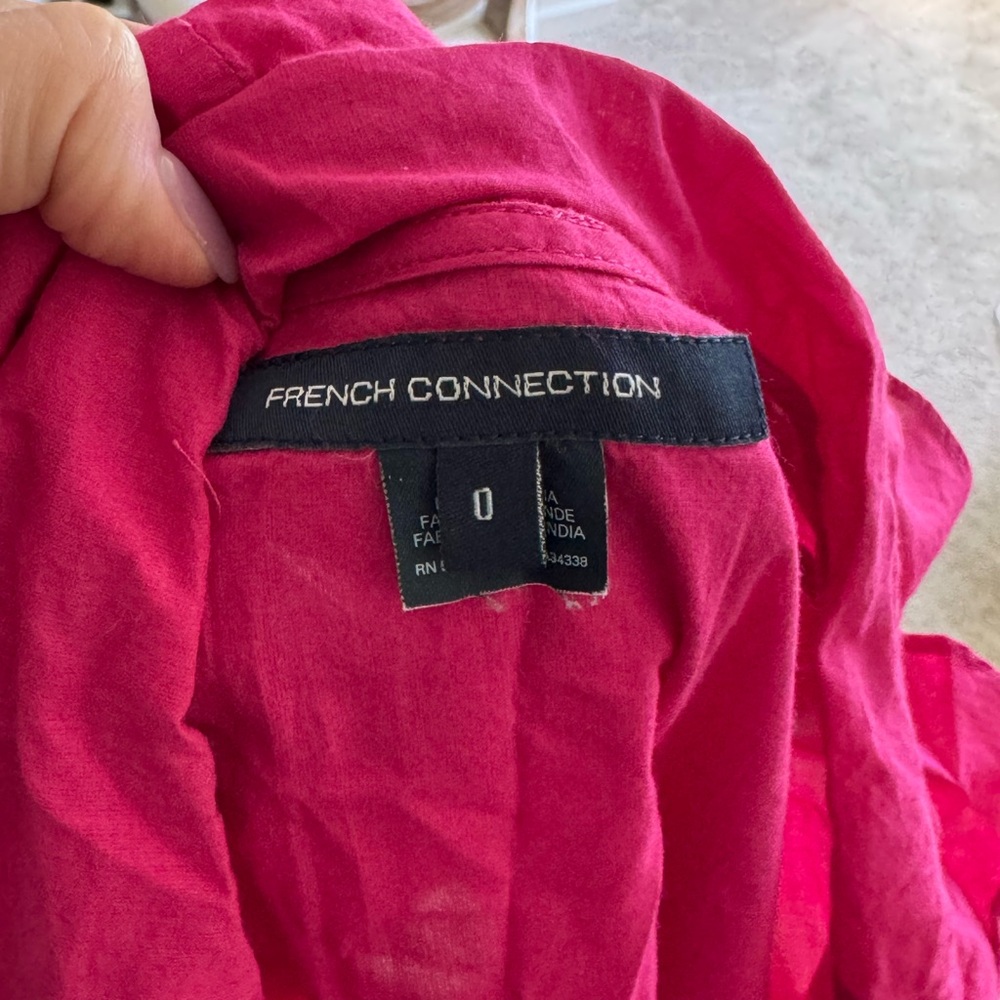 Women's Pink Ruffle Top - Picture 5 of 6